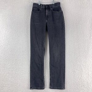 Everlane Black Denim Straight Leg Ankle Jeans Womens Mid-Rise Casual Size‎ 24